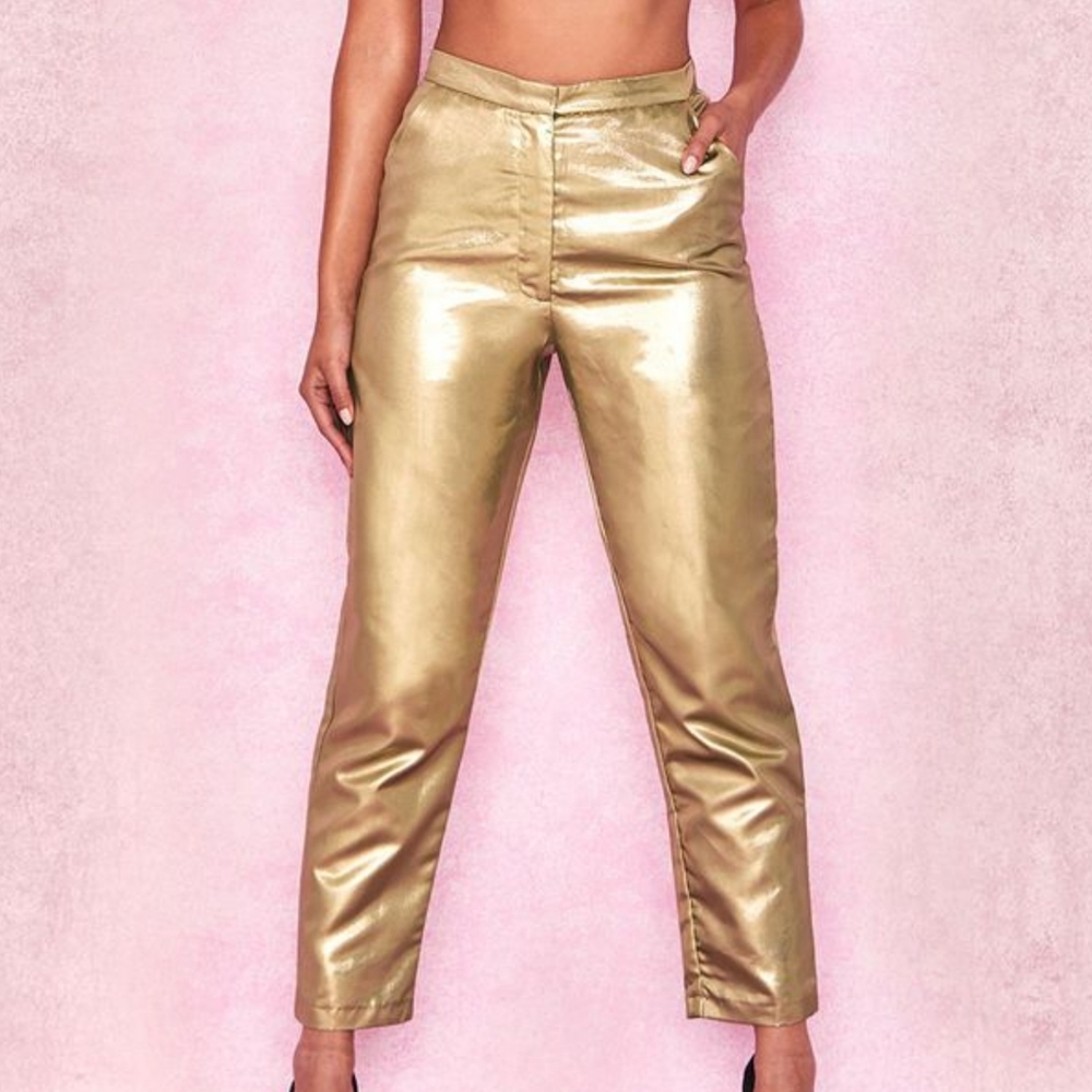 DAWNA GOLD TWILL TROUSERS 
M